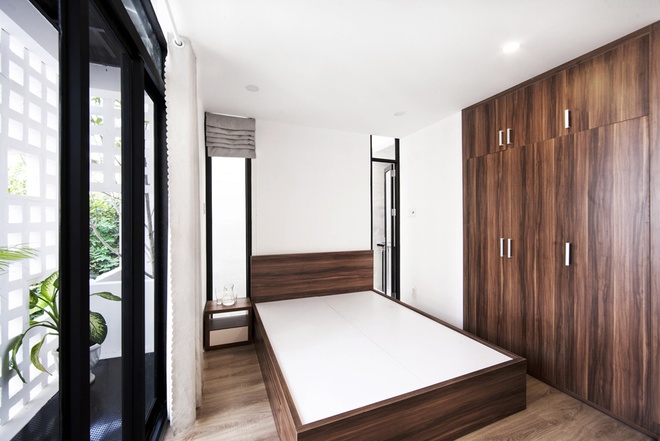  Nhà ống thoáng gió với mặt tiền gạch lỗ