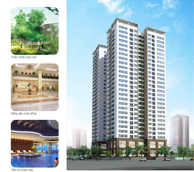 Chung cư Housinco Grand Tower được xây theo chuẩn căn hộ cao cấp