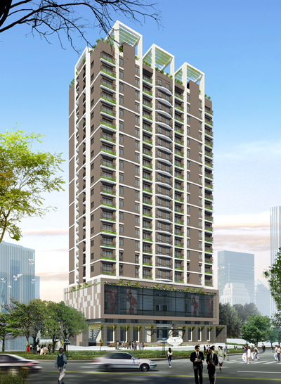 Tổng quan của Hòa Bình Green Apartment | ảnh 1